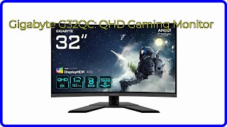 BEWERTUNG 2024 Gigabyte G32QC QHD Gaming Monitor WESENTLICHE Einzelheiten [upl. by Adnaluy]