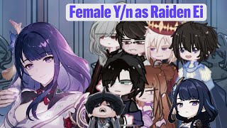 Historical Cai characters react to Femyn as Raiden Ei 1\1 [upl. by Halette]