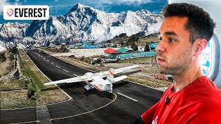 EL AEROPUERTO MÁS PELIGROSO DEL MUNDO PARA IR AL EVEREST  TheGrefg [upl. by Adekam563]