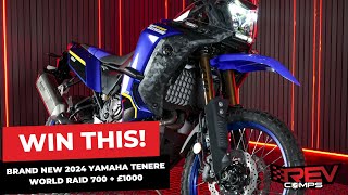 WIN THIS BRAND NEW 2024 YAMAHA TENERE WORLD RAID 700  £1000 [upl. by Haleemaj]