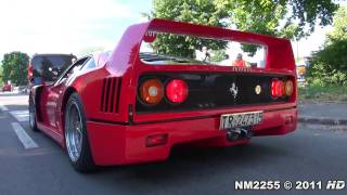 Ferrari F40 Loud Sound with Backfiring [upl. by Willett]