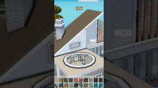 Try creating a skylight roof to make your house more modern sims4shorts sims4ideas [upl. by Kucik]