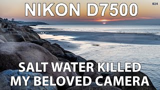 Nikon D7500 Salt water killed my camera Do not repeat my mistakes [upl. by Atimed672]