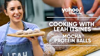 Leah Itsines’ delicious mocha protein ball recipe [upl. by Leitnahs]