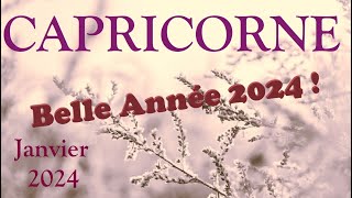 CAPRICORNE ♑ JANVIER 2024 〰 Un début dAnnée magnifique [upl. by Ettelohcin218]