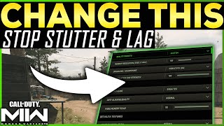 WARZONE 2 BEST PC SETTINGS TO STOP LAG and FIX STUTTERING [upl. by Huberman]