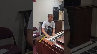 My baby boy Shyon Clark is playing this organ yall please hit the THUMBS 👍 Share and subscribe [upl. by Irek]