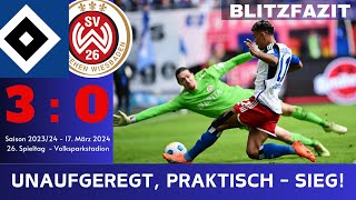 Scholles Blitzfazit  HSV 30 Wehen Wiesbaden  26 Spieltag  Saison 20232024  125 [upl. by Petuu193]