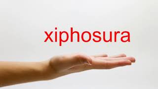 How to Pronounce xiphosura  American English [upl. by Mears]