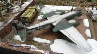 DIORAMA ProModeler 148 ARADO 234 C WINTER JET BELGICA 1945 by [upl. by Nivrek434]