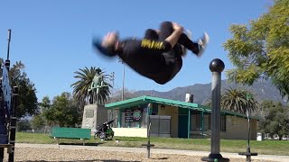 FIRST PARKOUR VLOG Nick Pro [upl. by Yrokcaz]