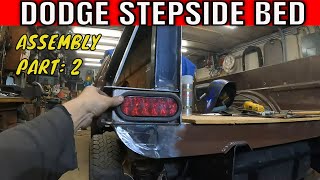 Rebuilding a Dodge Stepside Bed Part 2 [upl. by Annirac]