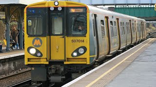 Trains around the Wirral Line [upl. by Devinna]