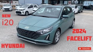 2024 HYUNDAI i20 FACELIFT REVIEW DETAILS EXTERIOR amp INTERIOR [upl. by Atselec]