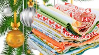 🌲10 CHRISTMAS Sewing Projects to MAKE and SELL To make in under 10 minutes  scrap fabric DIY [upl. by Aenal]