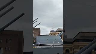 Naval Legends Unite  INS Tabar Meets HMS Belfast in London [upl. by Shannan819]