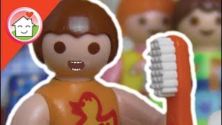 Playmobil Film deutsch Zahnarzt in der Kita  Kindergarten  Kinderserie von Familie Hauser [upl. by Nyasuh]