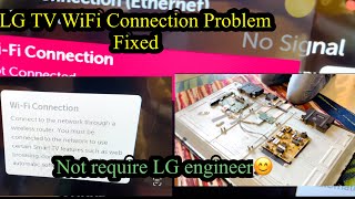 LG TV WiFi Connection Problem  how to fix  WiFi Card [upl. by Names]