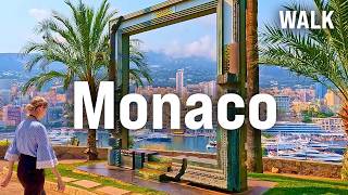 Monte Carlo MONACO 4K Walking Tour  Captions amp Immersive Sound 4K Ultra HD60fps [upl. by Tullius]