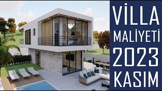 Müstakil Ev Maliyeti 2023  Villa İnşaat Maliyeti  Müstakil Ev Yapımı  Kaba İnşaat Maliyeti [upl. by Thorncombe74]