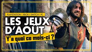 TOP 10 des sorties jeux vidéo en AOÛT 2023  🎮 [upl. by Esydnac]