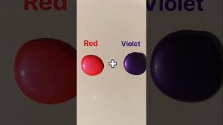 Red And Violet Colours Mixing satisfying asmrvideo asmr colormixing [upl. by Cacka136]