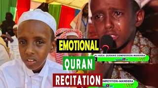 EMOTIONAL Mandera Young Qari CRYING  Beautiful Quran Recitation  Quran Competition [upl. by Roeser]