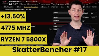 Ryzen 7 5800X Overclocked to 4775 MHz With ASUS Dynamic OC Switching  SkatterBencher 17 [upl. by Nimocks329]