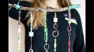 DIY Beaded Windchime [upl. by Neened]