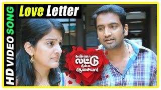 Kanna Laddu Thinna Aasaiya Scenes  Sethu Santhanam Powerstar propose Vishaka  Love Letter Song [upl. by Aneelehs]