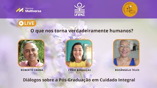 Tema da live O que nos torna verdadeiramente humanos [upl. by Nairadal299]