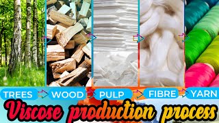 Viscose Rayon Manufacturing Process Properties and Uses [upl. by Idnarb]