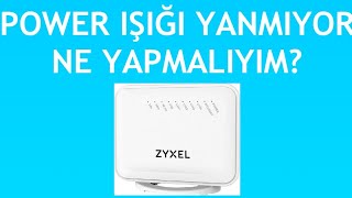 Zyxel Modem Power Işığı Yanmıyor Ne Yapmalıyım [upl. by Elah]