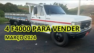 4 FORD F4000 PARA VENDER MARÇO 2024 INFORMAÇÕESNO VÍDEO [upl. by Elisabetta239]