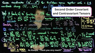 Contravariant and Covariant Tensors of Rank 2 [upl. by Shem184]