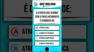 Quiz de perguntas e respostas de Biologia quiz biologia [upl. by Yecram]