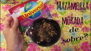 MEJORA tu Mazamorra Morada de SOBRE y mejorada con frutas I Lorentix [upl. by Karney]