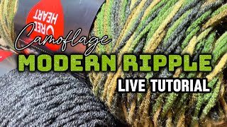 Camoflage Modern Chevron Blanket Live Replay [upl. by Glogau736]