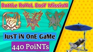 Battle Royal Easy Achievement Mission  Free emote kaisy Mily Ga freefire  Achievement mission ff [upl. by Atnuahs]