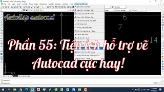 Phần 55 TIỆN ÍCH LISP HỖ TRỢ VẼ KẾT CẤU  LISP CAD HAY THÔNG DỤNG AUTOLISP AUTOCAD [upl. by Aneladdam]