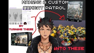 How to make a custom combat patrol for 40k [upl. by Letnohc]