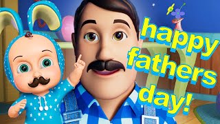 Happy Fathers Day  Fathers Day Songs for Kids  Mike and Mia [upl. by Ientruoc]