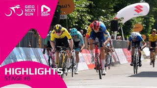 Giro Next Gen 2024  Stage 8 Highlights [upl. by Lianna]