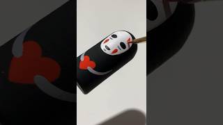 Безликий  роспись брелка 🪄 kaonashi spiritedaway anime art diy безликий брелок pianomusic [upl. by Husein]