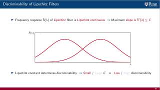 Lecture 53  Lipschitz and Integral Lipschitz Filters [upl. by Kinghorn]