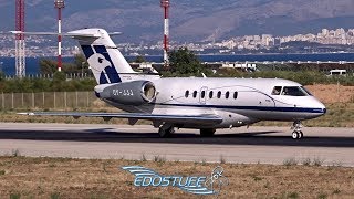 Hawker Beechcraft 4000 OYJJJ Takeoff  Split Airport LDSPSPU [upl. by Drobman99]