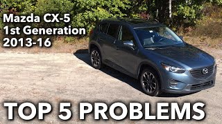 Top 5 Problems Mazda CX5 SUV 1st Generation 201316 [upl. by Ahsaela]