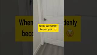 When a baby suddenly becomes quiet 😧 viralvideos viral viralreels babyboy playful cute [upl. by Sadnac]