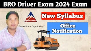 BRO DRIVER Exam 2024  New Syllabus  Official Notification By Ritesh Singh [upl. by Mota]