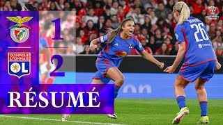 Résumé Benfica Lisbonne  OL  Quart de finale aller UWCL  Olympique Lyonnais [upl. by Bardo]